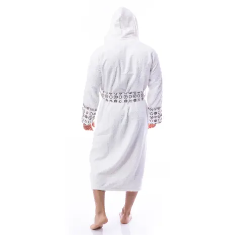 Halat Boucle MS imprimeu - Crema - barbaţi - Halat Boucle MS imprimeu - Crema - barbaţi