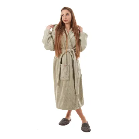 Halat de damă Robe Rips - Verde deschis - Halat de damă Robe Rips - Verde deschis