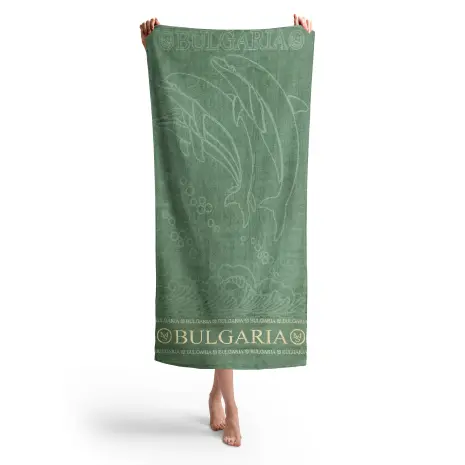 Prosop de plajă Dolphin MS – Verde - Prosop de plajă Dolphin MS – Verde