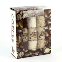 Set de 3 prosoape intr-o cutie – Coffe - Set de 3 prosoape intr-o cutie – Coffe