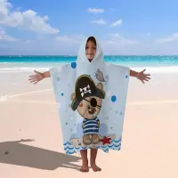 Poncho terry pentru copii – Pirat - Poncho terry pentru copii – Pirat