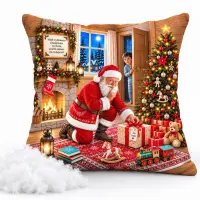 Pernă decorativă „Surpriză de Crăciun” - 4343 | Pernă decorativă „Surpriză de Crăciun” - 4343