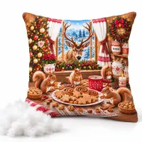 Pernă decorativă „Magie de Crăciun” - 4355 | Pernă decorativă „Magie de Crăciun” - 4355