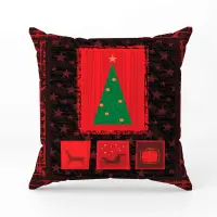 Perna decorativa cu motive de Crăciun 2390 - Perna decorativa cu motive de Crăciun 2390