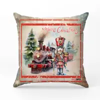 Perna decorativa cu motive de Crăciun 4419 - Perna decorativa cu motive de Crăciun 4419