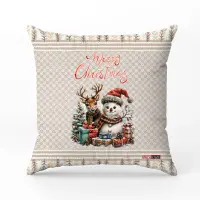 Perna decorativa cu motive de Crăciun 5303 - Perna decorativa cu motive de Crăciun 5303