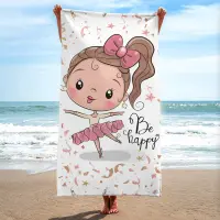 Prosop pentru copii – Balerina - Prosop pentru copii – Balerina
