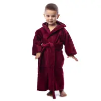 Halat de copii Thread - Bordo - Halat de copii Thread - Bordo