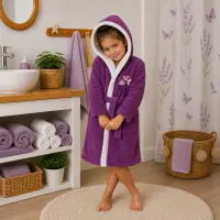 Halat pentru copii Sunny - Mov - 7/8 ani - Halat pentru copii Sunny - Mov - 7/8 ani