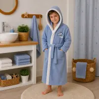 Halat pentru copii Sunny - Albastru deschis - 7/8 ani - Halat pentru copii Sunny - Albastru deschis - 7/8 ani