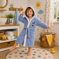 Halat pentru copii Sunny - Albastru deschis - 3/4 ani - Halat pentru copii Sunny - Albastru deschis - 3/4 ani