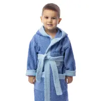 Halat de copii Vivien - Albastru ichis - 1260 | Halat de copii Vivien - Albastru ichis - 1260