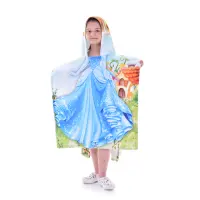 Poncho pentru copii – Zana albastra - 1414 | Poncho pentru copii – Zana albastra - 1414