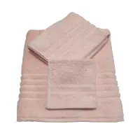 Prosop de baie uni 'VIVA', set de 3 bucăți - culoare roz pudrat - Prosop de baie uni 'VIVA', set de 3 bucăți - culoare roz pudrat