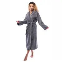 Halat “Elegance” - Gri - dama - 2648 | Halat “Elegance” - Gri - dama - 2648