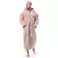 Halat Microbumbac - Capucino - barbaţi - Halat Microbumbac - Capucino - barbaţi
