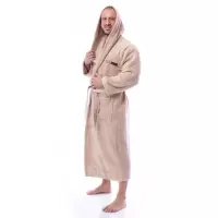 Halat Microbumbac - Capucino - barbaţi - 171 | Halat Microbumbac - Capucino - barbaţi - 171