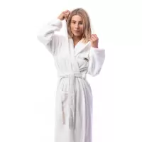 Halat Microbumbac - Crema - dama - 217 | Halat Microbumbac - Crema - dama - 217