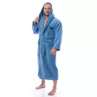 Halat Microbumbac - Denim - barbaţi - 187 | Halat Microbumbac - Denim - barbaţi - 187