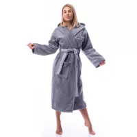 Halat Microbumbac - Gri - dama - Halat Microbumbac - Gri - dama
