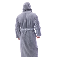 Halat Microbumbac - Gri - barbaţi - 81 | Halat Microbumbac - Gri - barbaţi - 81