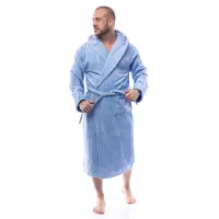 Halat Thread - Albastru deschis - barbaţi - Halat Thread - Albastru deschis - barbaţi