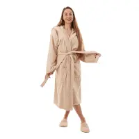 Halat de damă Robe Rips - Capucino - 3701 | Halat de damă Robe Rips - Capucino - 3701