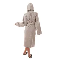 Halat de damă Robe Rips - Gri deschis - 3707 | Halat de damă Robe Rips - Gri deschis - 3707