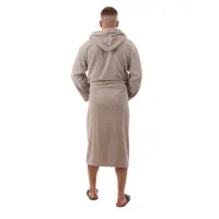 Halat Rips – Gri deschis – bărbați - 3693 | Halat Rips – Gri deschis – bărbați - 3693