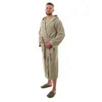 Halat Rips – Verde deschis – bărbați - 3696 | Halat Rips – Verde deschis – bărbați - 3696