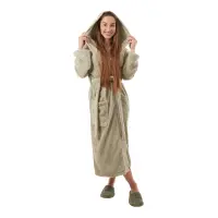 Halat Sevi logo - MS - verde deschis - damă - 3736 | Halat Sevi logo - MS - verde deschis - damă - 3736
