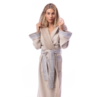 Halat Waffle Lux - Capucino - dama - 61 | Halat Waffle Lux - Capucino - dama - 61