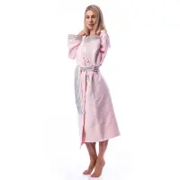 Halat Waffle Lux - Roz - dama - 1876 | Halat Waffle Lux - Roz - dama - 1876