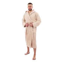 Halat JACQUARD – MS – Cappuccino – barbaţi - Halat JACQUARD – MS – Cappuccino – barbaţi