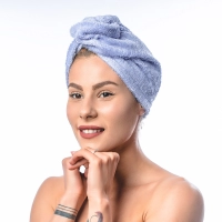 Turban de cap din prosop – mov - Turban de cap din prosop – mov
