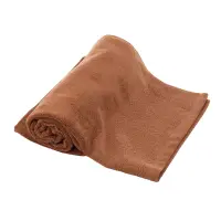 Prosop din microbumbac cu dantelă – Maro - Prosop din microbumbac cu dantelă – Maro