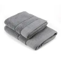 Prosop de baie din microbumbac Gri - 1089 | Prosop de baie din microbumbac Gri - 1089
