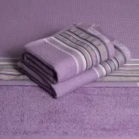 Prosop de baie Waffle Lux – mov - 779 | Prosop de baie Waffle Lux – mov - 779