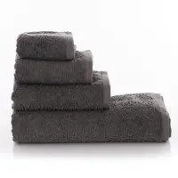 Prosop de baie Jacquard MS - Gri inchis - Prosop de baie Jacquard MS - Gri inchis