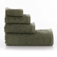 Prosop de baie Jacquard MS - Verde inchis - Prosop de baie Jacquard MS - Verde inchis