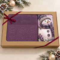 Set de prosoape de Crăciun „Zâmbet de zăpadă“ - 4454 | Set de prosoape de Crăciun „Zâmbet de zăpadă“ - 4454