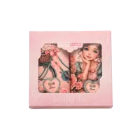 Colecția de prosoape din bumbac „Poveste romantică” – 30x50 cm, în cutie – 5635 - 4138 | Colecția de prosoape din bumbac „Poveste romantică” – 30x50 cm, în cutie – 5635 - 4138