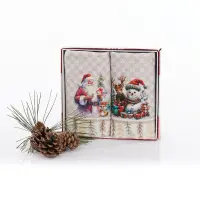 Set – 2 prosoape de baie imprimate – Cutie - 5373 - Set – 2 prosoape de baie imprimate – Cutie - 5373