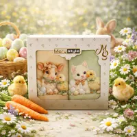 Set – 2 prosoape de baie imprimate – Cutie - 5456 - Set – 2 prosoape de baie imprimate – Cutie - 5456