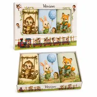 Set de prosoape din frotir 30x50 cm – Personaje de poveste – 5645 - 4169 | Set de prosoape din frotir 30x50 cm – Personaje de poveste – 5645 - 4169