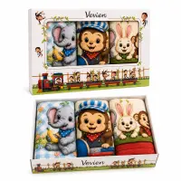 Set de prosoape din frotir 30x50 cm – Personaje de poveste – 5646 - 4171 | Set de prosoape din frotir 30x50 cm – Personaje de poveste – 5646 - 4171