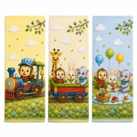 Set de prosoape din frotir 30x50 cm – Personaje de poveste – 5646 - 4172 | Set de prosoape din frotir 30x50 cm – Personaje de poveste – 5646 - 4172