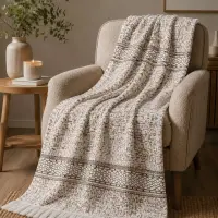 Pătură Merystyle „Armonie delicată“ - Bej - 4076 | Pătură Merystyle „Armonie delicată“ - Bej - 4076