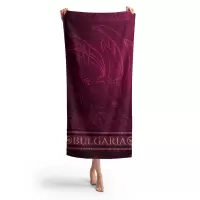Prosop de plajă Dolphin MS – zmeura - Prosop de plajă Dolphin MS – zmeura