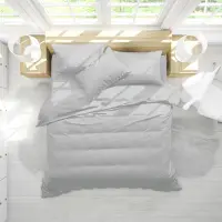 SET DORMITOR RANFORCE UNICOLOR - Gri - SET DORMITOR RANFORCE UNICOLOR - Gri